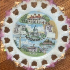 Vintage Japan decorative plate Washington DC